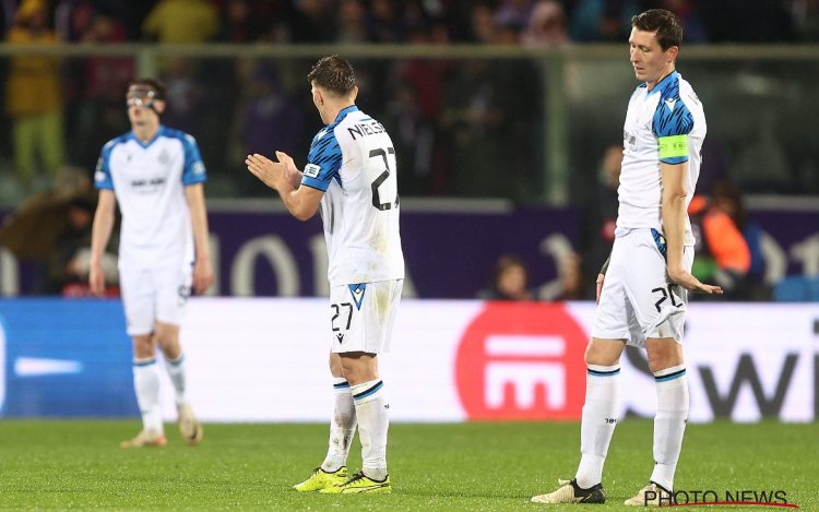 Club Brugge-speler zakt door het ijs tegen Fiorentina, kranten kraken hem