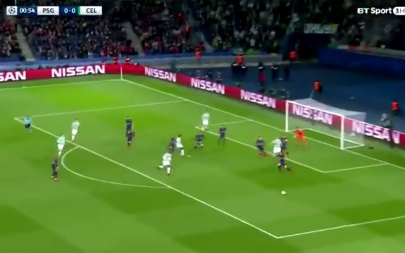 Onvoorstelbaar! Dembélé knalt Celtic binnen de minuut op voorsprong tegen PSG (video)