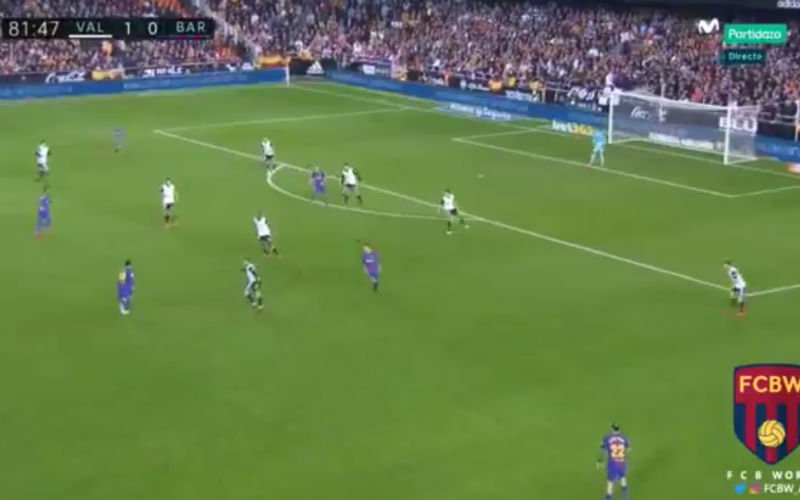 Geniale assist van Messi en héérlijke goal van Alba brengen Barcelona terug in de match (video)