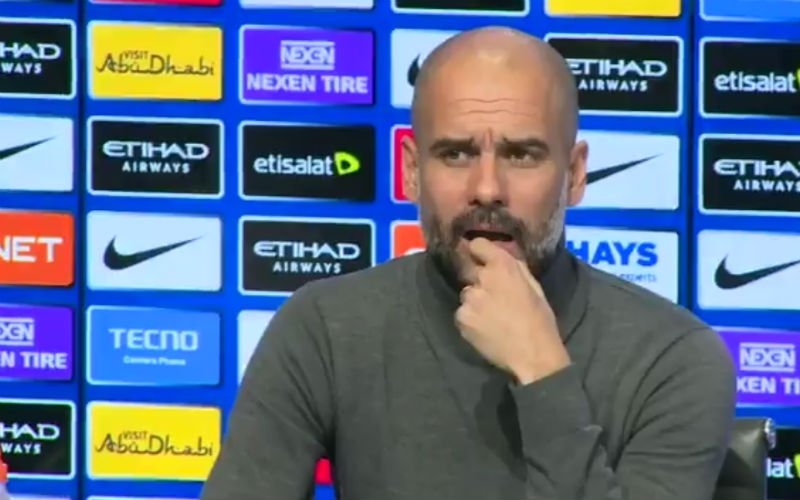 Guardiola met mond vol tanden na deze vraag over Sanchez (video)