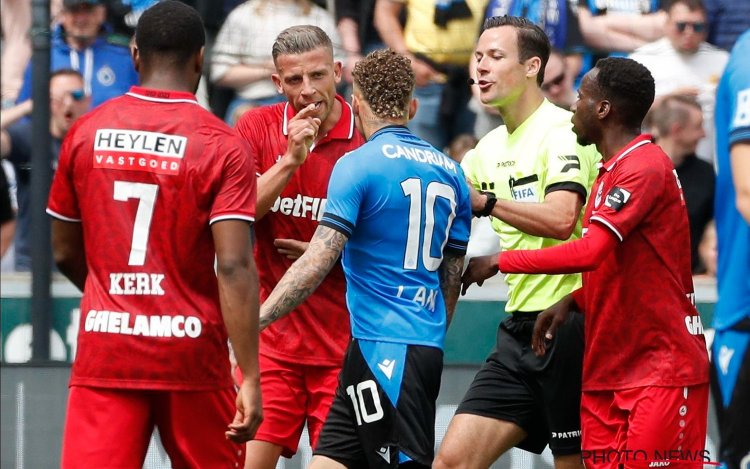 Noa Lang provoceert in slotfase Club-Antwerp, Toby Alderweireld reageert fel
