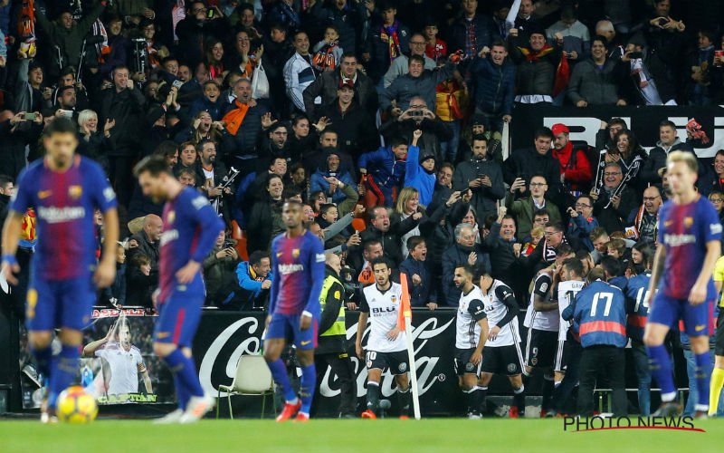 Barcelona en Valencia delen de punten na spektakelrijke wedstrijd