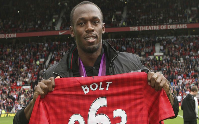 Trekt Usain Bolt naar Manchester United?