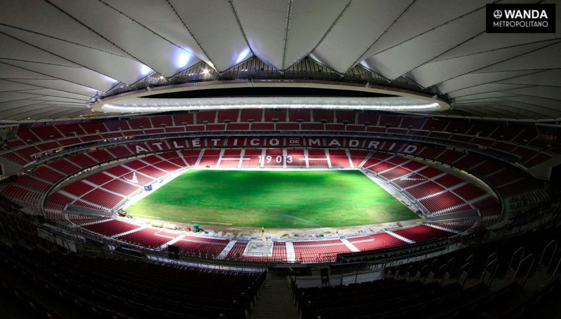 Heel erg knap: in dit splinternieuwe stadion neemt Atlético zijn intrek