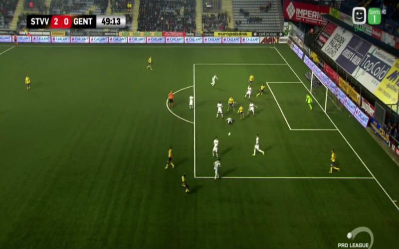 Gerkens zet de 2-0 op het bord tegen Gent met een geniaal doelpunt (Video)