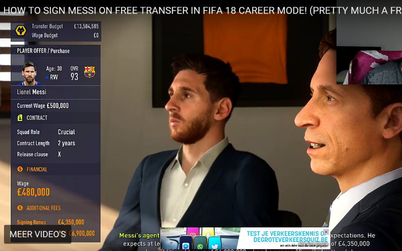 FIFA 18: Zo kan je Messi gratis binnenhalen (Video)