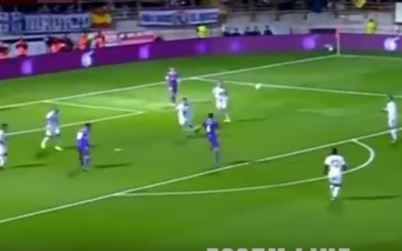 VIDEO: Speler van Real Madrid scoort onwaarschijnlijke goal