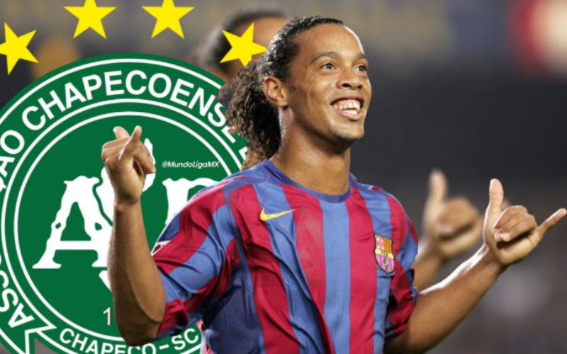 Ronaldinho heeft fantastisch nieuws voor Chapecoense