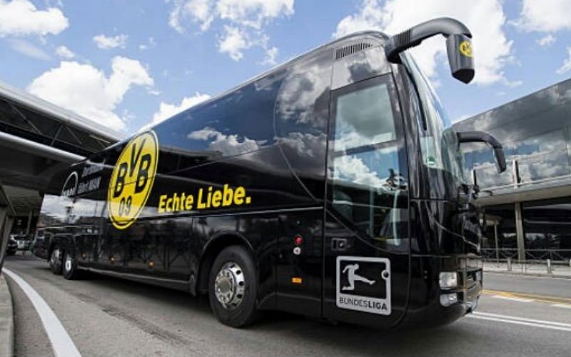 Drama: Ontploffing op spelersbus van Borussia Dortmund