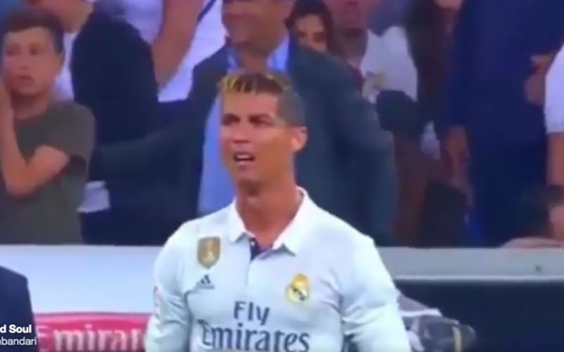 Cristiano Ronaldo gaat volledig door het lint na goal van Messi (Video)