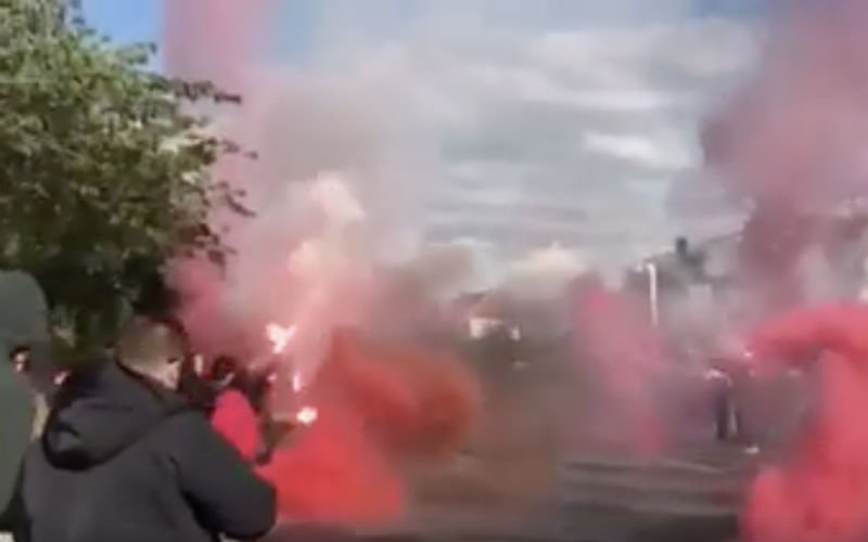 Kortrijk-fans maken zich belachelijk met deze ontvangst (Video) 