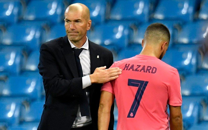 Niemand die snapt wat Zinédine Zidane nu uitspookt met Eden Hazard