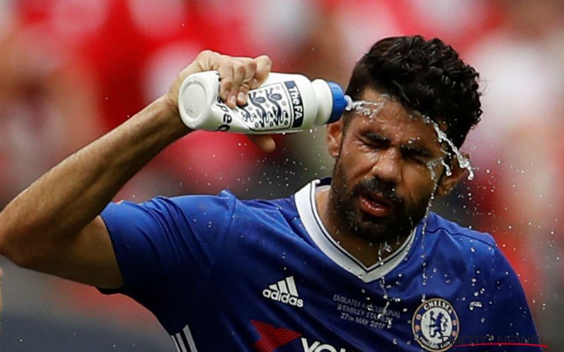 Diego Costa gaat nu wel heel ver in strijd met Chelsea