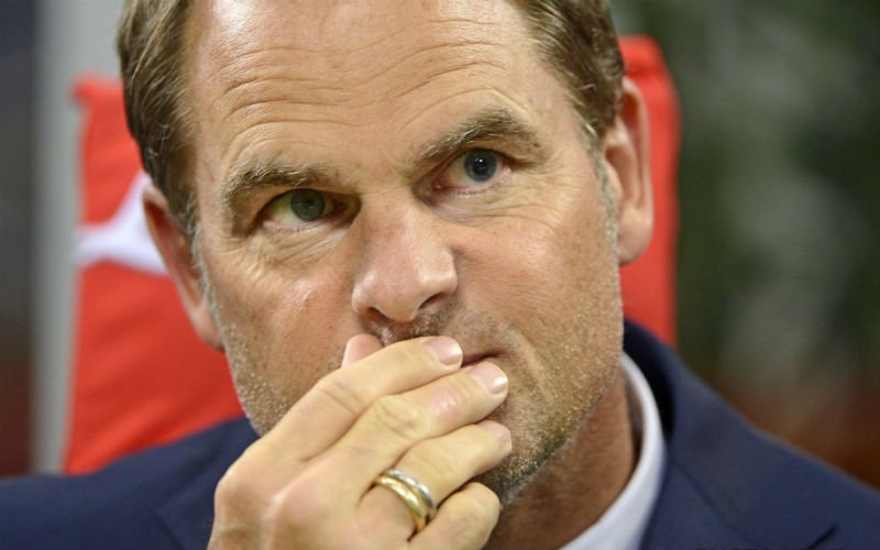 'Inter neemt keihard besluit over Frank De Boer'