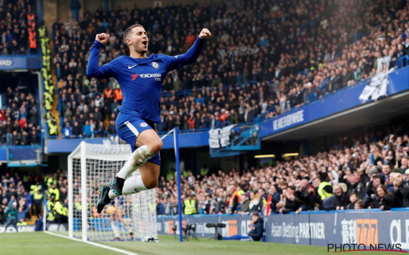 Hazard speelt geweldige hoofdrol in nieuwe zege Chelsea