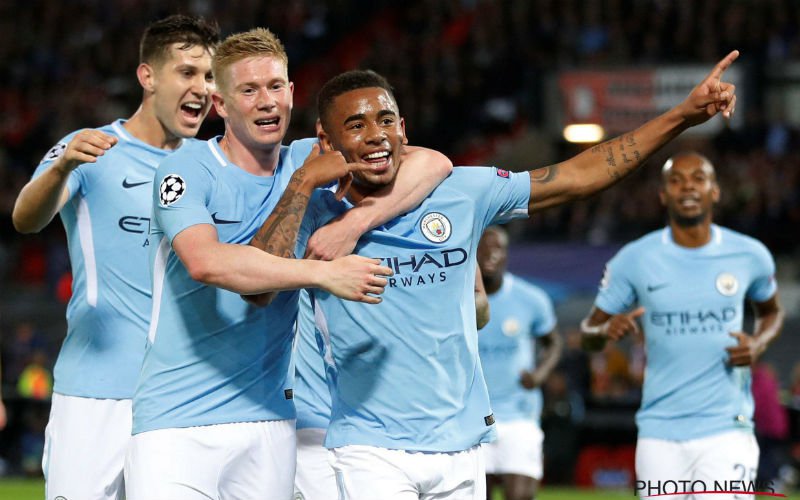Depoitre scoort tegen Leicester, De Bruyne dirigeert Man City naar een ruime 0-6 overwinning