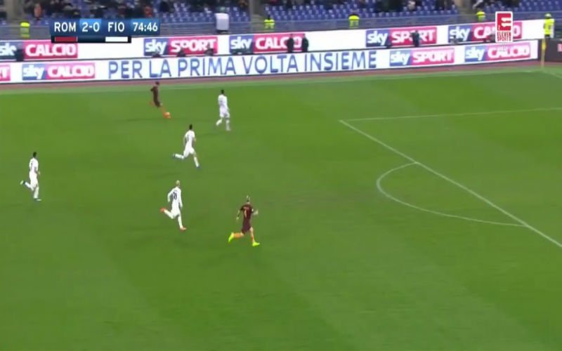Radja Nainggolan werkt knappe counter van AS Roma erg fraai af (Video)