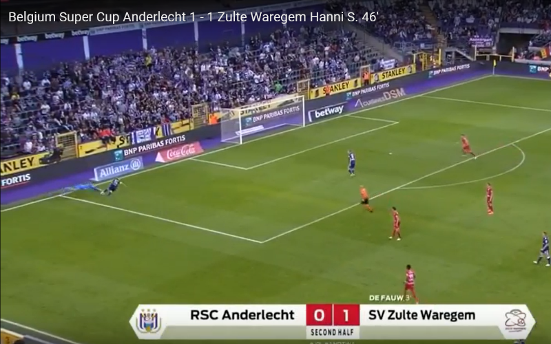 Anderlecht komt op deze lullige manier tot scoren (video)