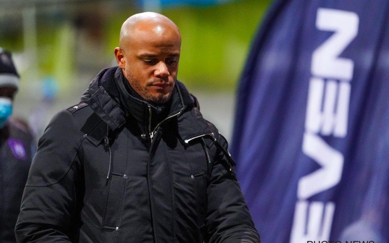 Kompany zit serieus in de problemen bij Anderlecht: 