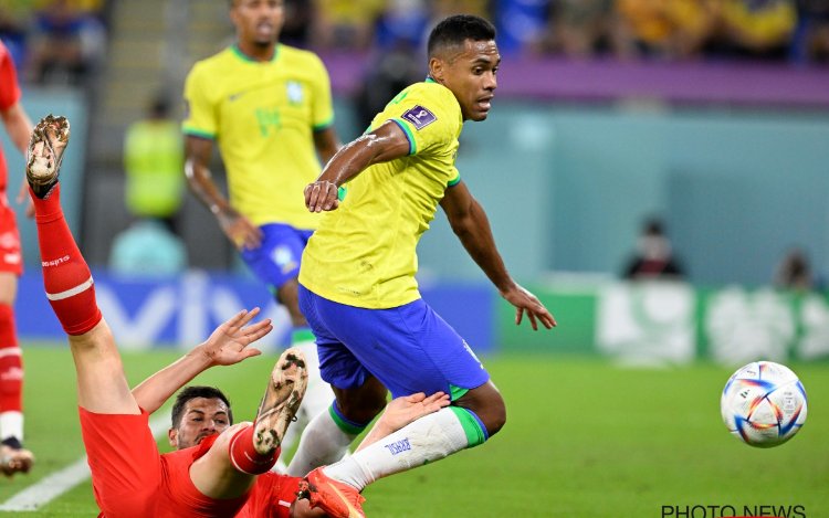 Brazilië heeft het niet makkelijk, maar staat wel al in de achtste finales van het WK