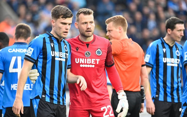 Club Brugge-doelman Simon Mignolet hard aangepakt na zware flater