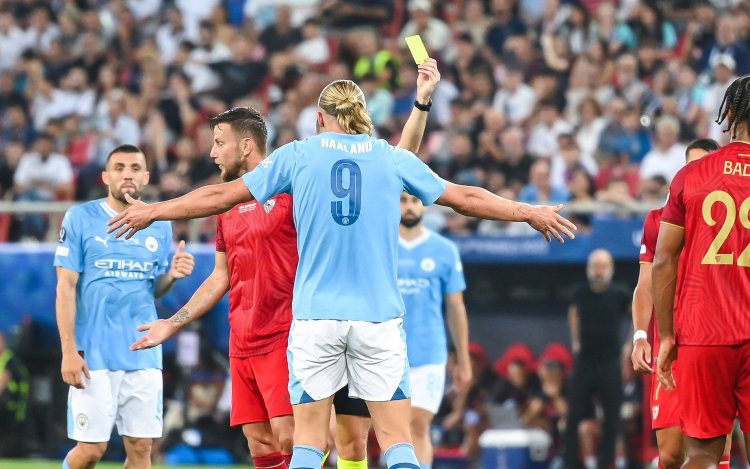 Ongezien: Haaland ziet verlengingen in Europese Supercup overgeslagen worden