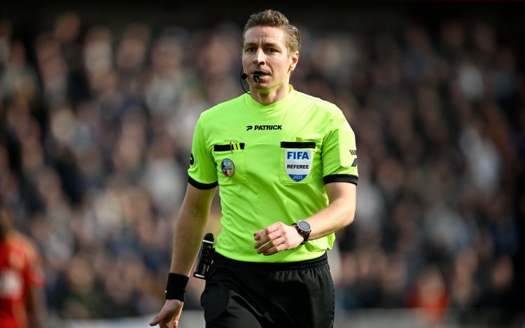 'Meteen weer wedstrijd van Club Brugge voor ref Lawrence Visser'