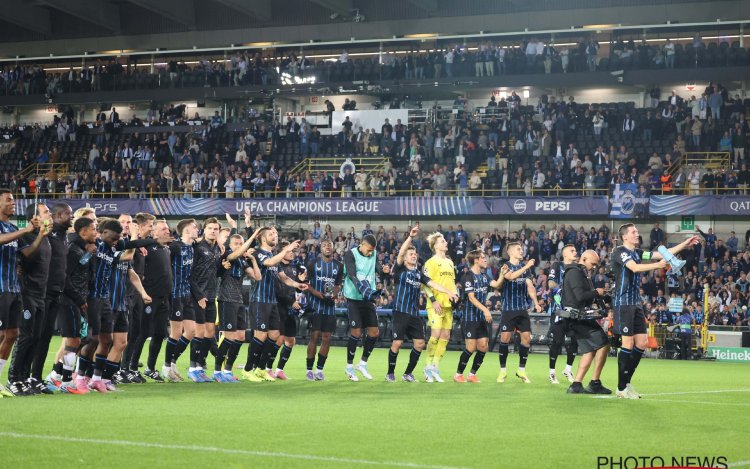 Enorme valse noot na CL-zege van Club Brugge