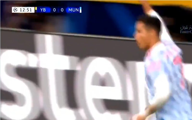 Amper een kwartier ver in de Champions League en Ronaldo doet dit (VIDEO)