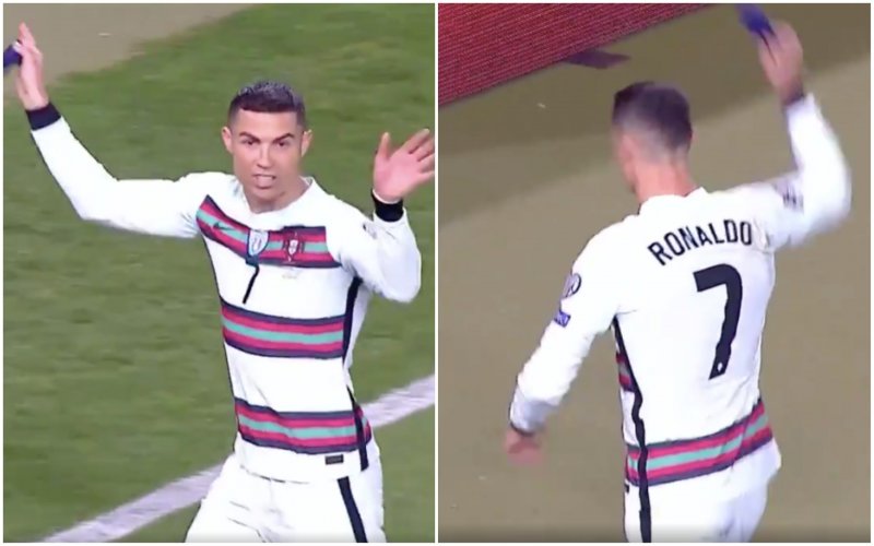 Furieuze Ronaldo verliest zichzelf hélemaal bij Portugal: 