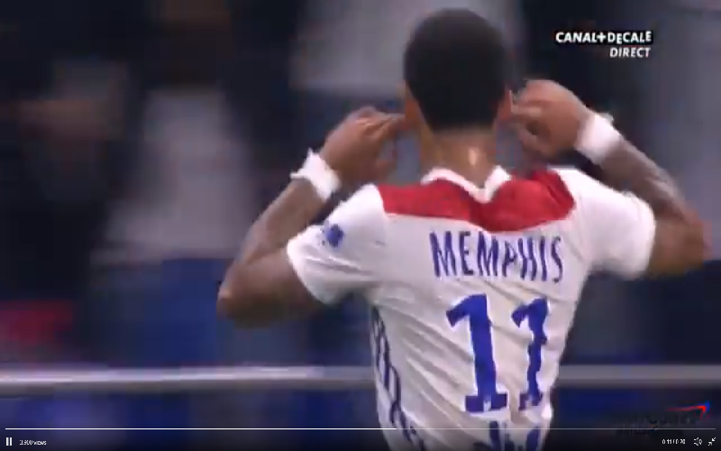 Depay bezorgt Lyon met fenomenale hattrick CL-voetbal (Video)
