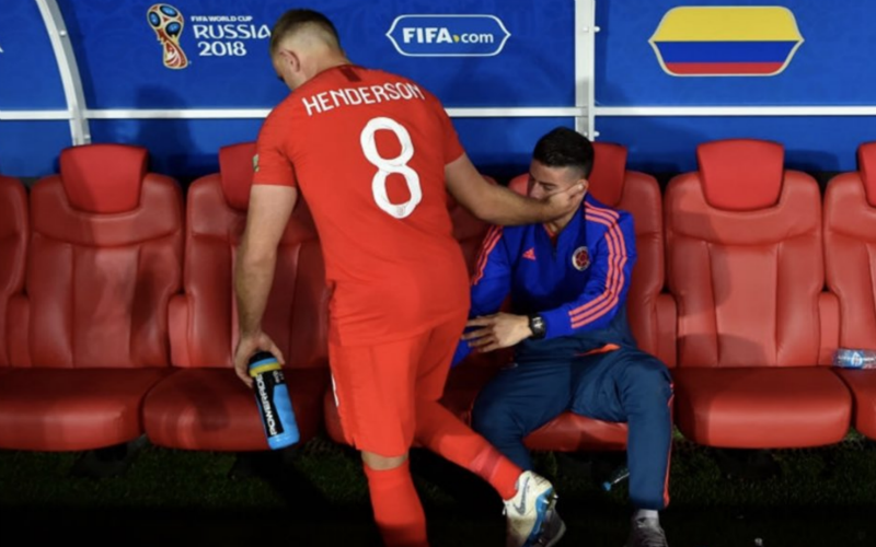 Henderson verovert harten door wat hij vlak na Colombia-Engeland deed