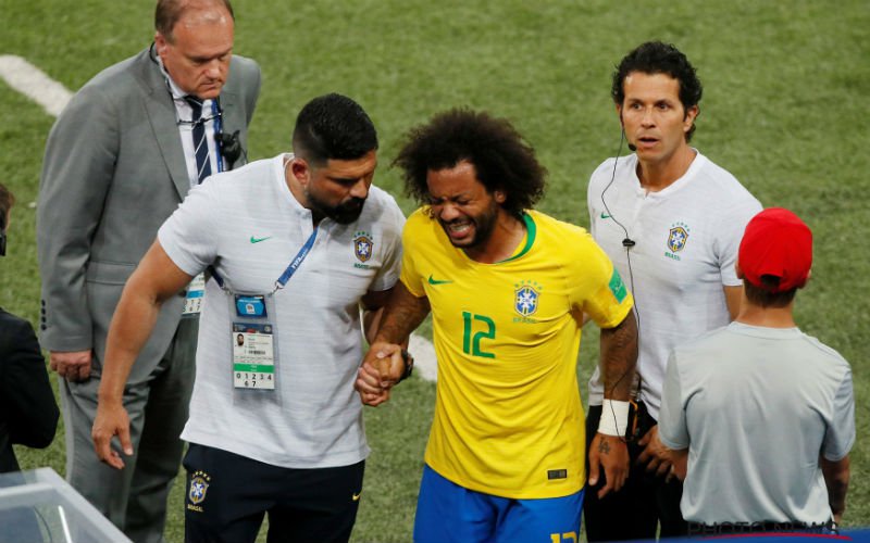 Kopzorgen voor Brazilië: Marcelo met geheimzinnige blessure naar de kant