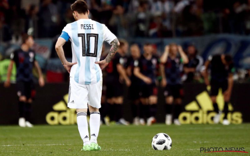 Kroatië vernedert Argentinië, exit Lionel Messi dreigt nu al