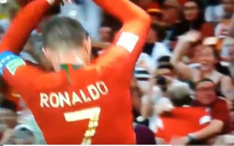 3-3! Ronaldo scoort met magistrale vrije trap tegen Spanje (Video)