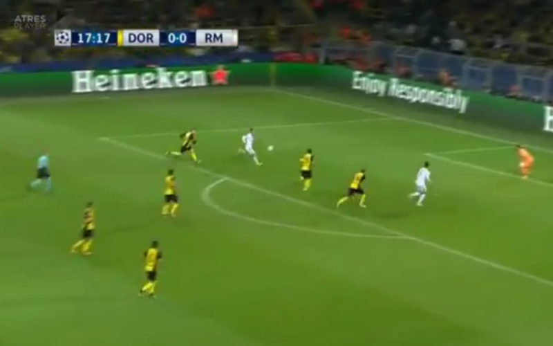 En dan beslist Bale om een wereldgoal te maken in Dortmund (video)