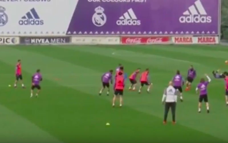 Cristiano Ronaldo blesseert eigen ploegmaat op training (Video)