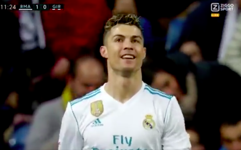 Ronaldo scoort alweer, en ook nu is het een fraaie goal (Video)