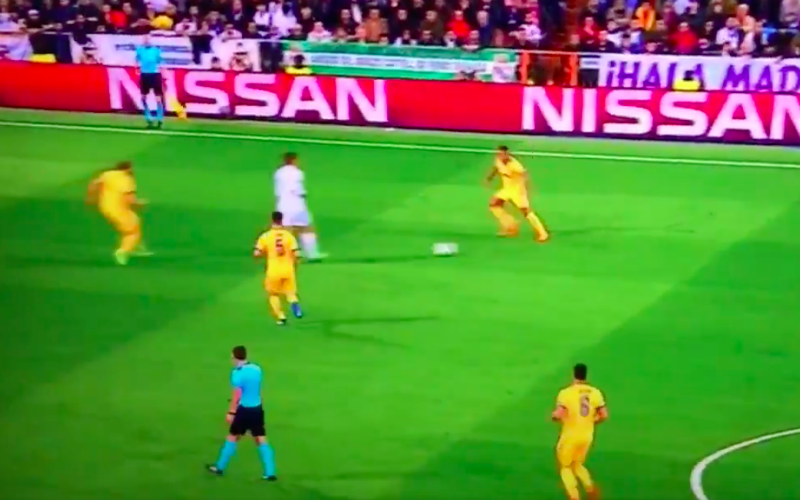 Niemand begrijpt wat Bale hier doet tijdens Real-Juve (Video)