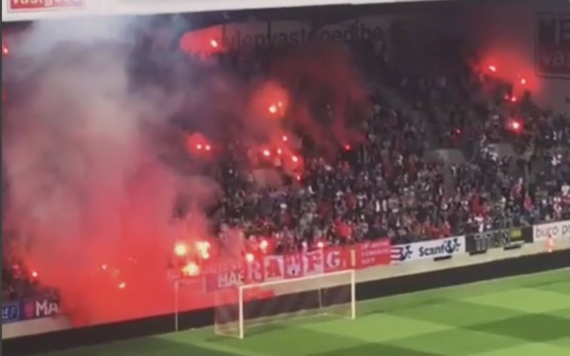 Antwerp-fans zorgen nu al voor vuurwerk vlak voor derby (Video)
