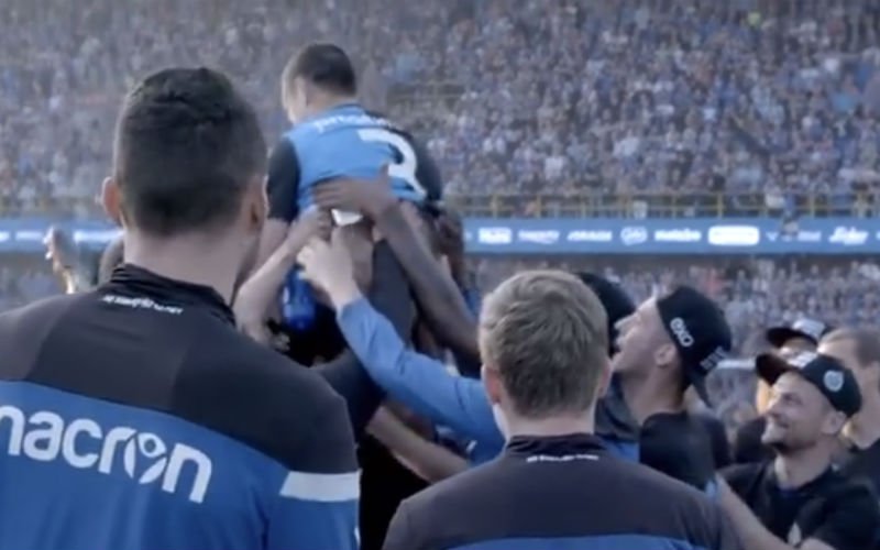 Club Brugge neemt op emotionele wijze afscheid van Timmy Simons (Video)