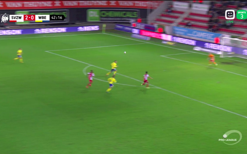 Jelle Vossen maakt meteen fraaie goal bij debuut voor Zulte Waregem (VIDEO)