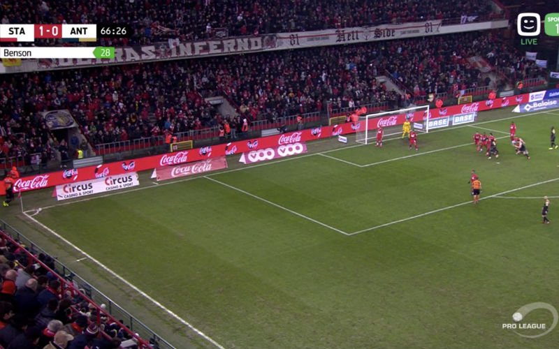 Standard-fans ontsieren met wangedrag wedstrijd tegen Antwerp