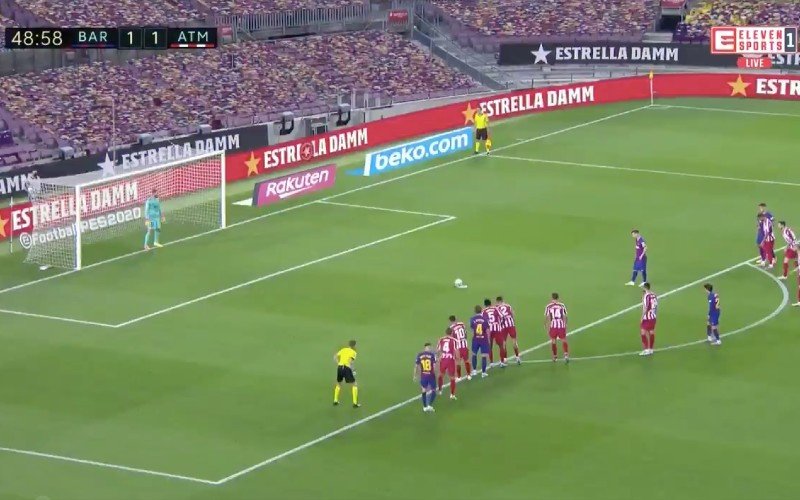 Barcelona krijgt penalty en kijk wat Lionel Messi dan doet (VIDEO)