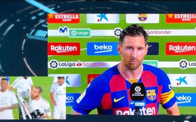 Razende Lionel Messi haalt live op TV zwaar uit na landstitel van Real Madrid