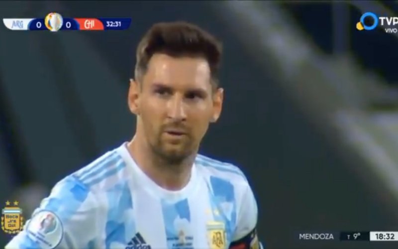 Iederéén heeft het over beelden van Lionel Messi: 