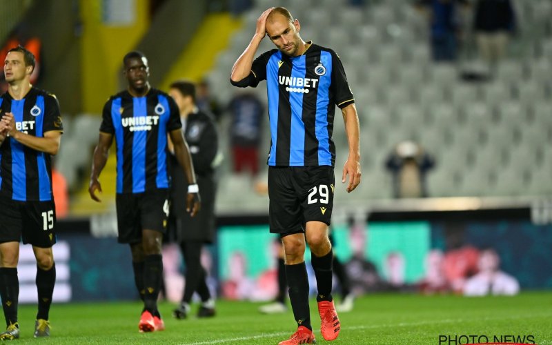 'Zware domper voor Club Brugge in aanloop naar topper tegen Standard'