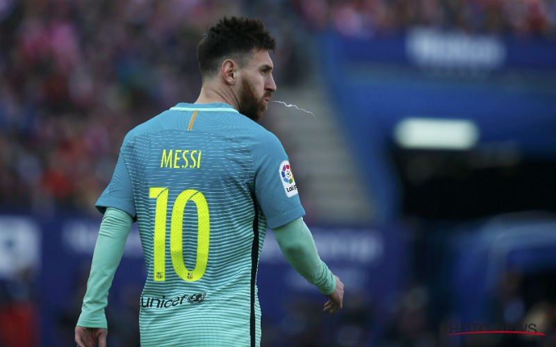 'Real Madrid witheet van woede deze heel straffe actie van Lionel Messi'